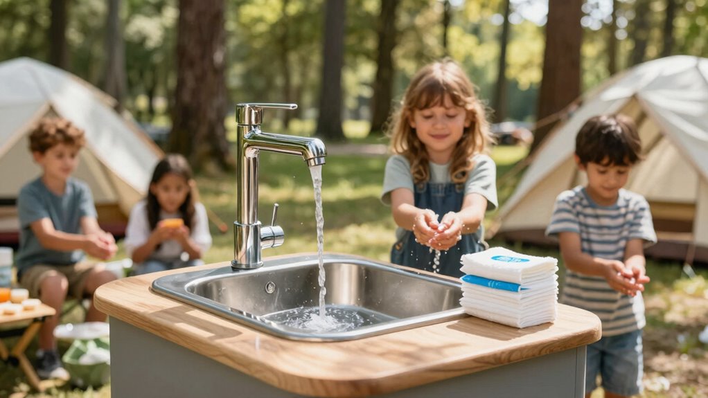 troubleshooting camping handwash stations
