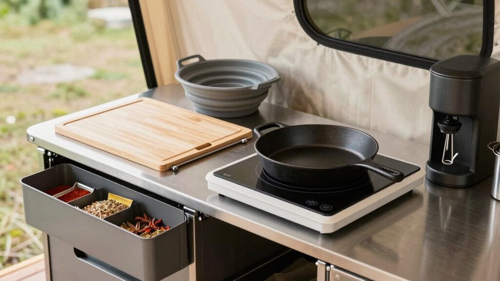 The Glamping Kitchen Upgrade: How to Cook Fancy Without Overpacking 2 versatile compact cooking equipment