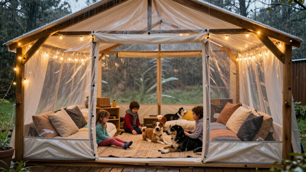 weatherproofing comfort lighting