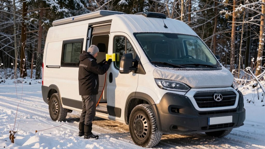 winterize campervan to prevent damage