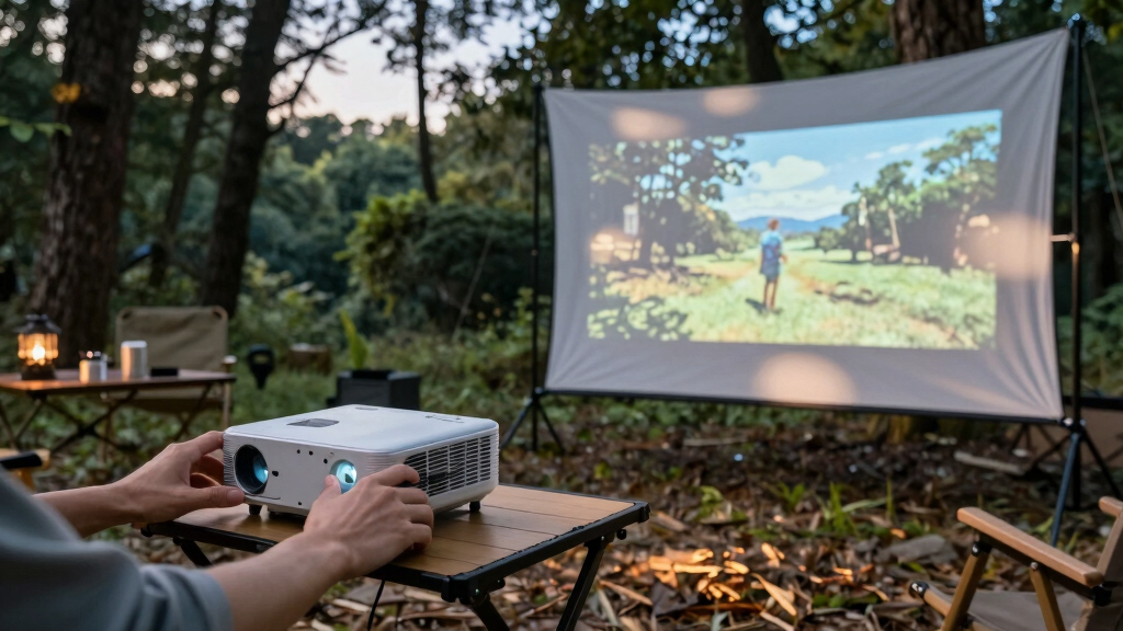 12 Best Portable Projector and Screen for Camping in 2026