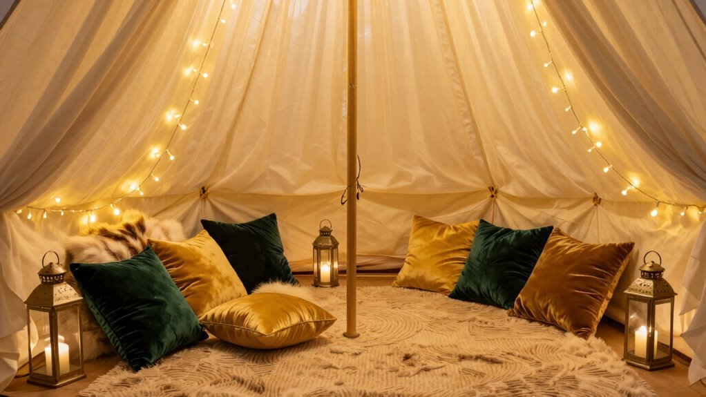 How to Create a Luxury Feel in a Tent Without Overspending 3 affordable luxury camping ideas