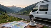 balanced campervan travel planning