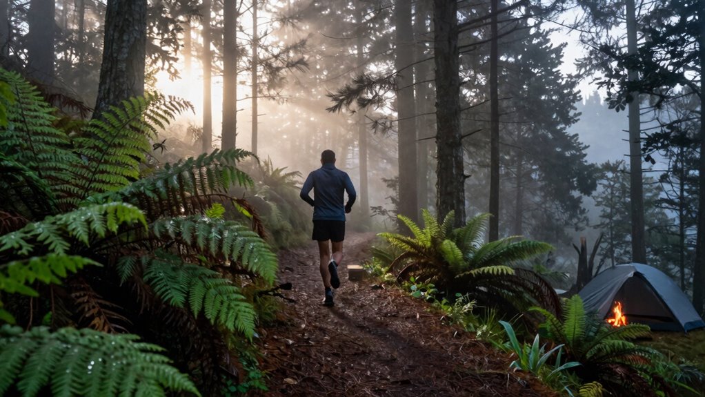 begin trail running slowly