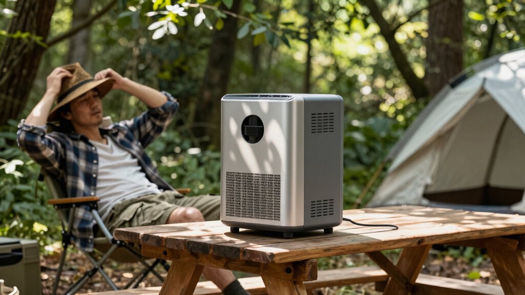 camping comfort with ac