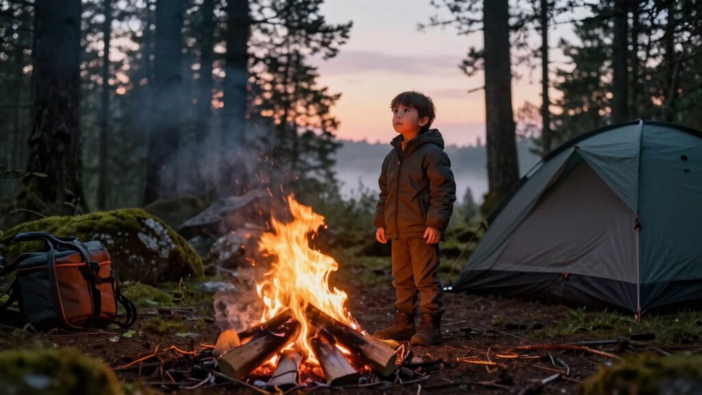 camping fear diminishes quickly