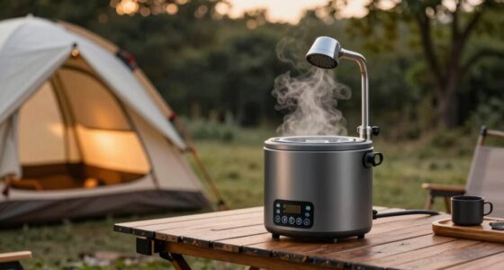 camping water heater benefits
