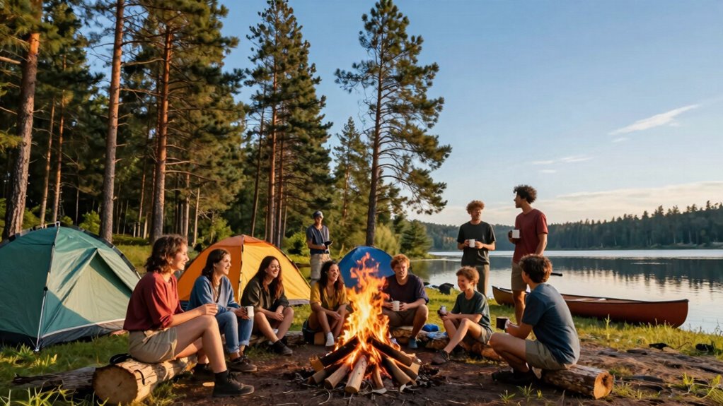 camping weekend for recovery