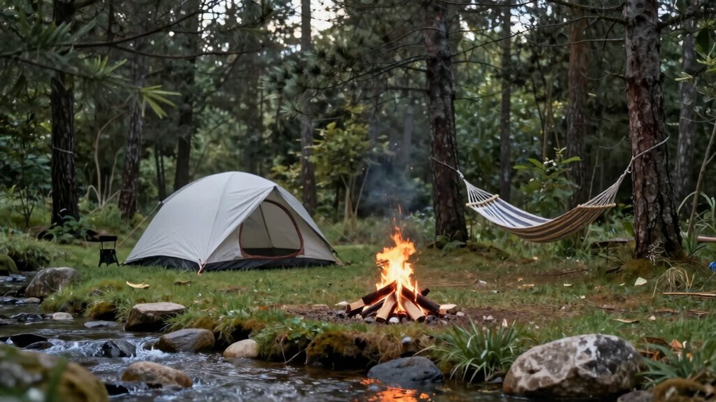 choose campsite based on energy