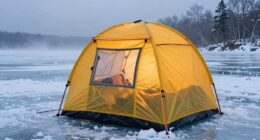 comfort enhances ice fishing
