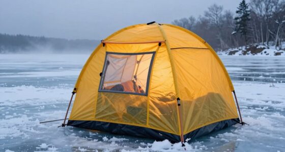 comfort enhances ice fishing