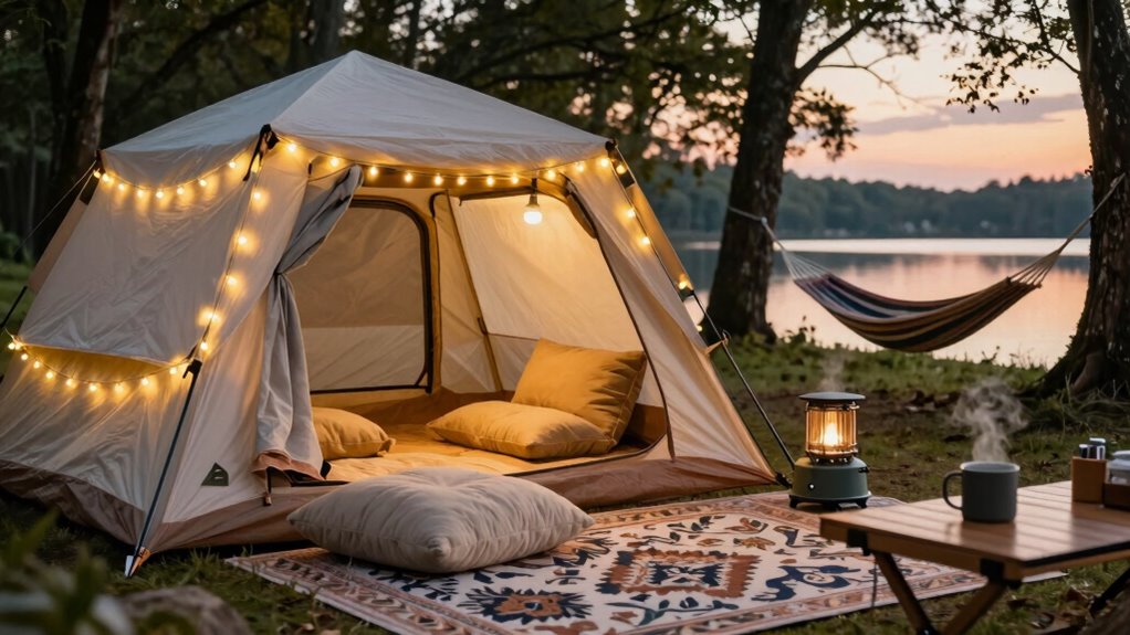 comfortable eco friendly camping practices