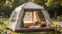 comfortable spacious camping tents