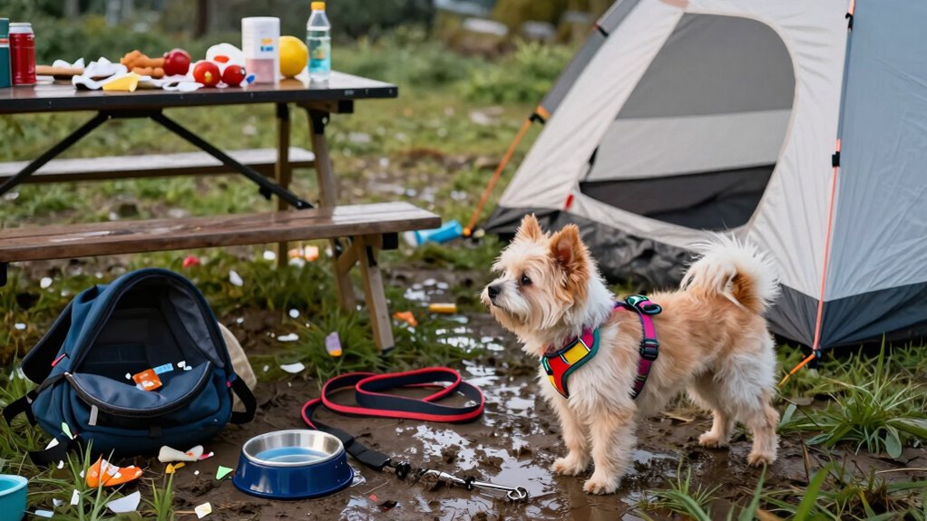 common pet camping mistakes