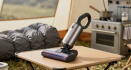 compact camping vacuum cleaning