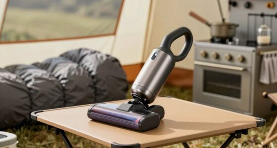 compact camping vacuum cleaning