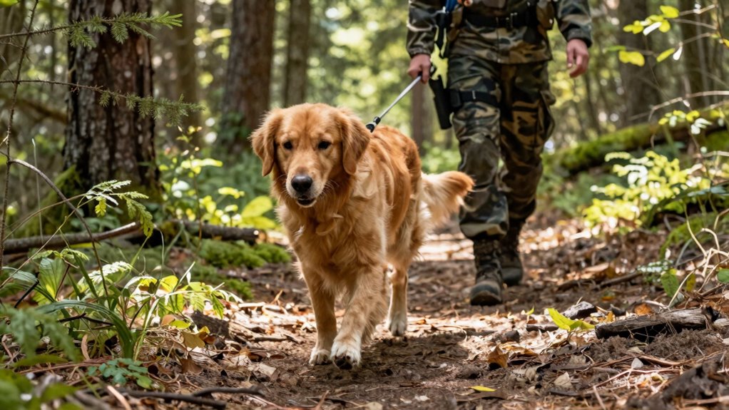 consistent outdoor dog training
