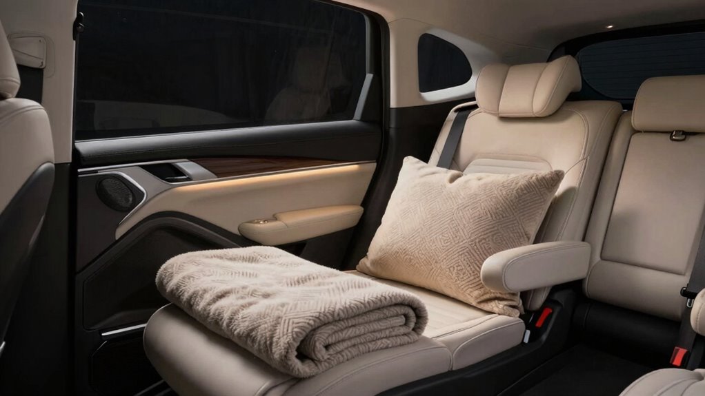 cozy organized private vehicle