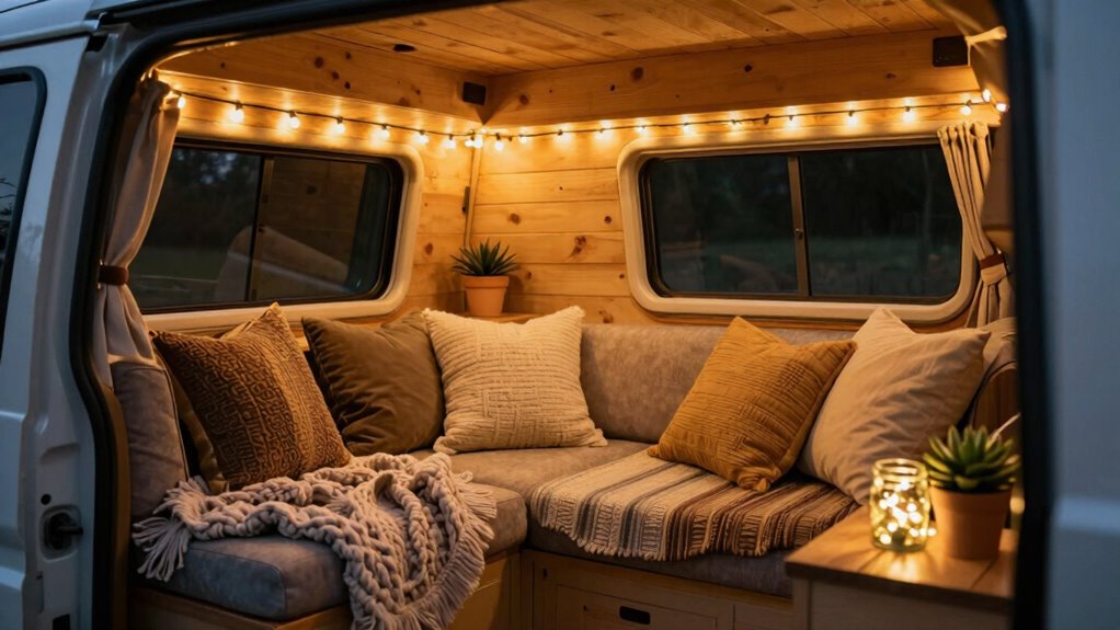 cozy stylish intentional campervan