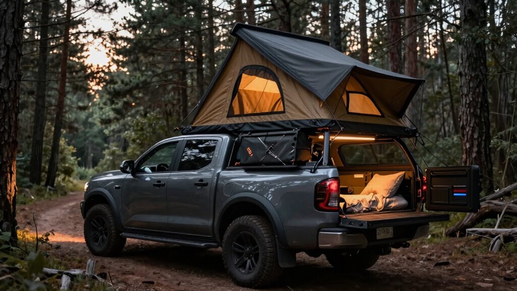 durable weatherproof truck camping