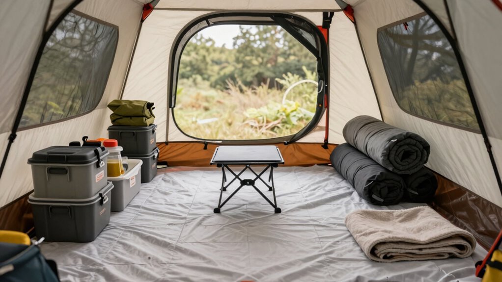 How to Keep a Tent Feeling Less Cluttered on Longer Trips 3 effective organized camping setup