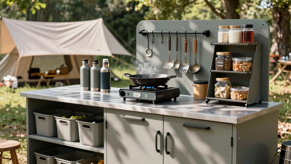 efficient durable camping kitchen