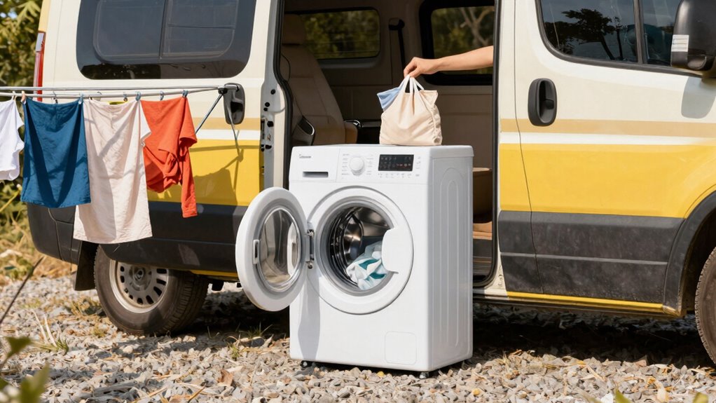 The Best Way to Handle Laundry While Living Out of a Campervan 3 efficient mobile laundry organization