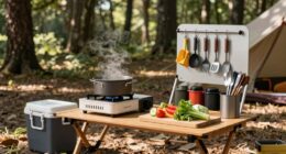 efficient outdoor meal preparation