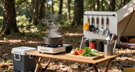 efficient outdoor meal preparation