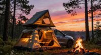 elevated camping adventure experience