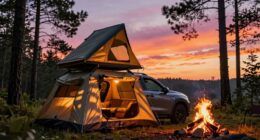 elevated camping adventure experience