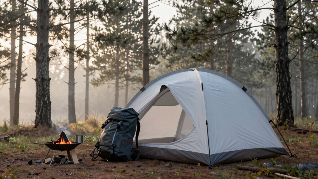 embrace minimalist sustainable camping