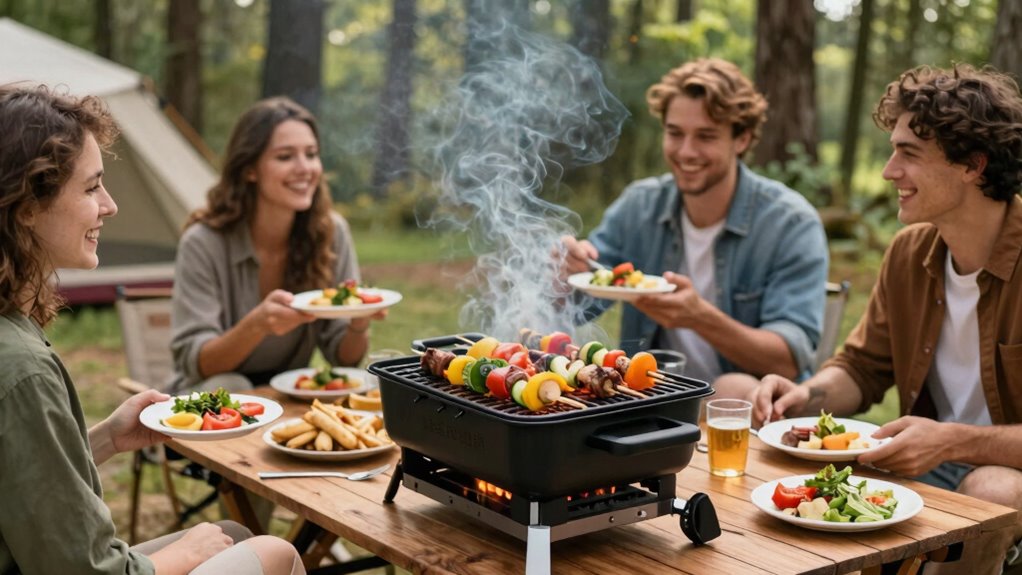 enhanced group camping cooking