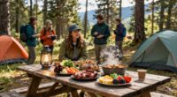 essential meal schedules outdoors