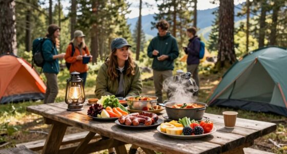 essential meal schedules outdoors