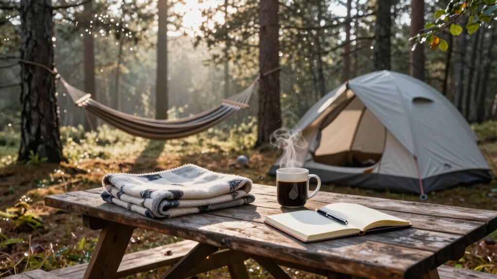flexible organized camping itinerary