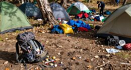 handling early camping mishaps