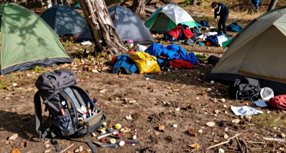 handling early camping mishaps