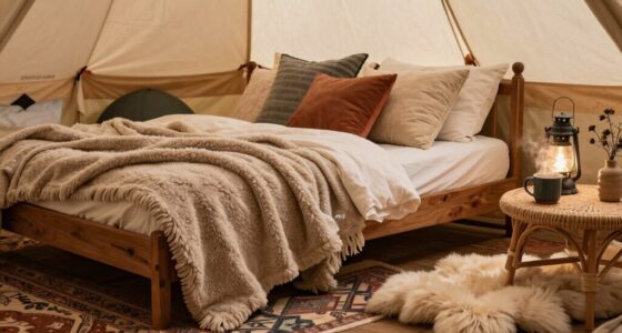 hidden cozy bedding layers