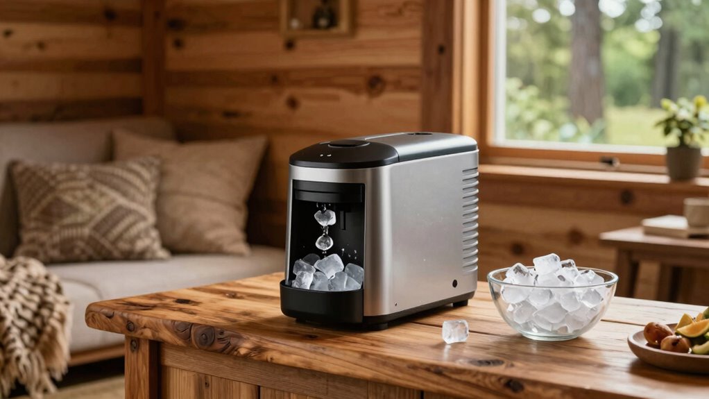 Countertop Ice Makers in Glamping Cabins: Convenience or Extra Clutter? 2 ice maker for stylish cabins