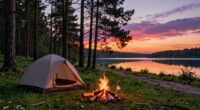 ideal camping road trip spots