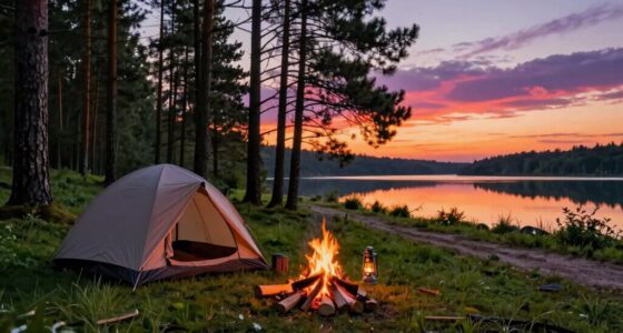 ideal camping road trip spots