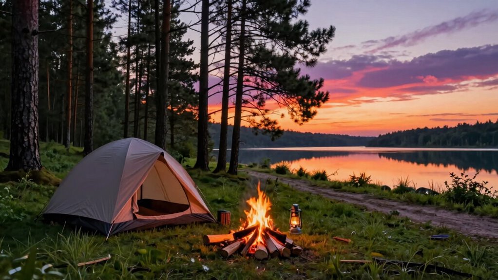 ideal camping road trip spots