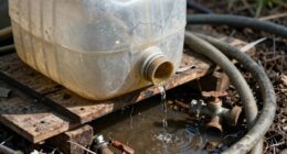 incorrect water storage practices