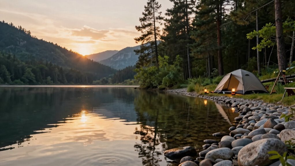 lakeside camping safety awareness