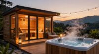 luxurious outdoor relaxation amenities