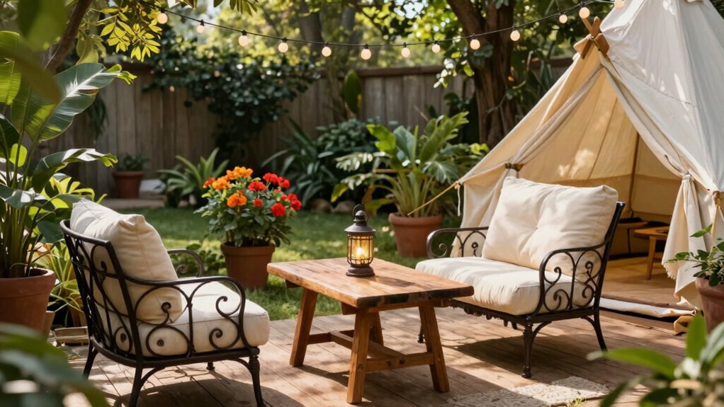 Patio Furniture and Glamping: Where Comfort Starts Feeling Worth It 3 luxurious sustainable outdoor retreat