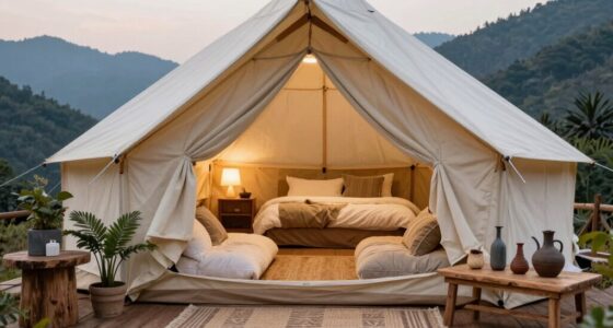 luxury outdoor camping experience