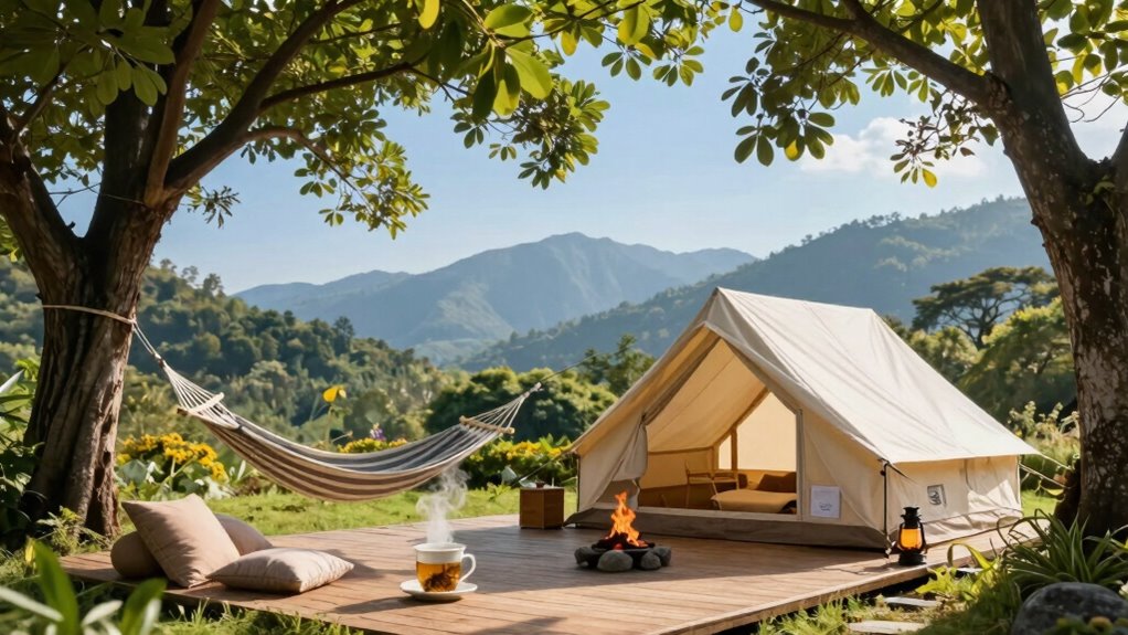 luxury outdoor relaxation