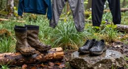 manage footwear and mud